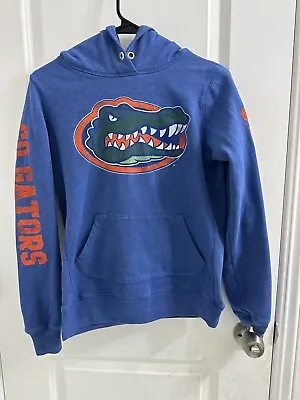 Pink Victoria’s Secret Womens Blue Hooded Florida Go Gators  Sweatshirt Sz S • $13.99