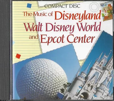  The Music Of  Disneyland  Walt Disney World  &  Epcot .........oop Souvenir Cd • £33.72