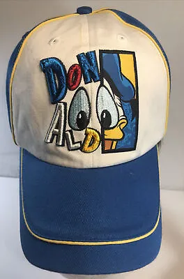 Vintage Walt Disney World Donald Spell Out Embroidered Hat HTF Hidden Donald • $25