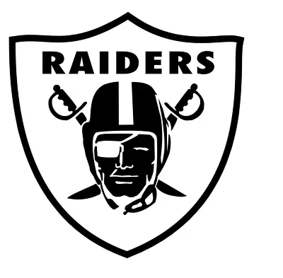 Oakland / Las Vegas Raiders NFL Vinyl Decal Window Laptop  Any Size Any Color • $2.75