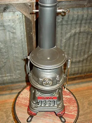 Spark Antique Salesman Sample Pot Belly Wood Stove Cast Iron Grey Iron Casting • $425