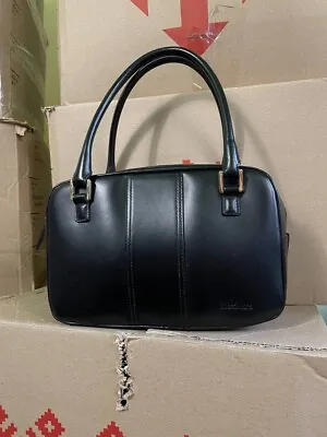 Max Mara Womens Hand Bags Leather  Black Made In Italy • $110