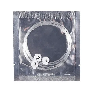 $13.59 • Buy For Soprano And Concert And Tenor Ukulele Carbon Strings Indoor Outdoor 4pcs