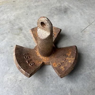 Vintage Mushroom River Boat Anchor 15lb • $25