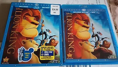 El Rey Leon Blu Ray +DVD Disney Animation (Diamond Edition) Lion King • $6
