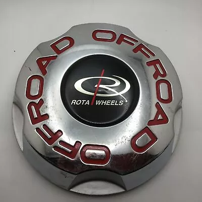 Rota Wheels Center Cap Chrome With Red Letterning • $75