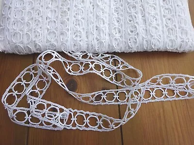 Vintage White Cotton Trim Lace Edging Per Metre 40 L X 3cm Wide • £2