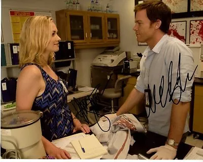 YVONNE STRAHOVSKI And MICHAEL C. HALL Signed Autographed 8x10 DEXTER Photo • $479.20