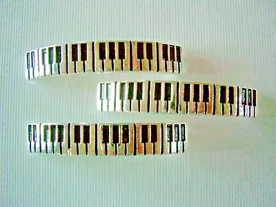2 Hole Slider Beads Bands Piano Keys Music Beads #3 • $6.95