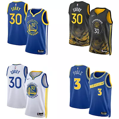 Golden State Warriors Jersey Men's Nike NBA Basketball Shirt Top - New • £69.99