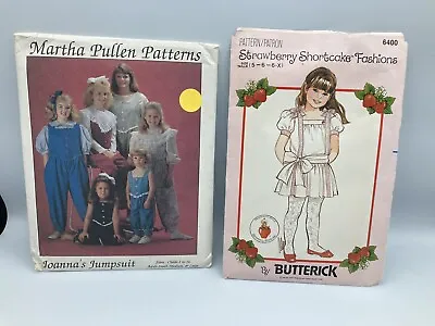 Sewing Pattern Strawberry Shortcake 6400 Butterick Joanna’s Jumpsuit Martha Pull • $9.99