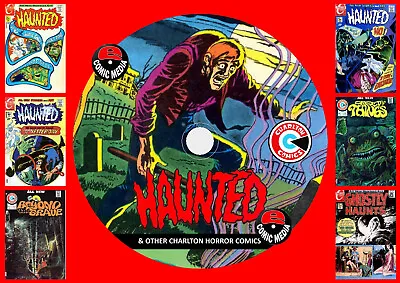 Haunted & Other Charlton Horror Comics On PC DVD Rom (CBR Format) • £4.99