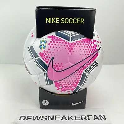 Nike Merlin 2020 Brazil Pink October Official Match Ball Limited Edition Size 5 • $99
