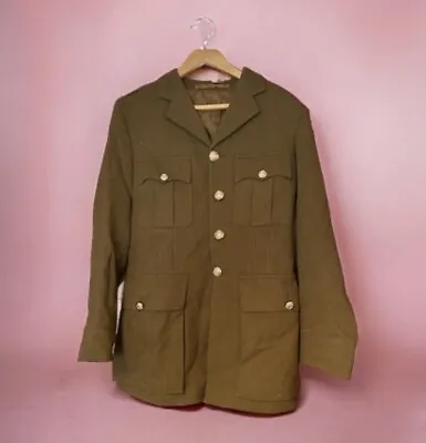 Vintage Military Jacket With Buttons Saville Row  JD Golding • £35