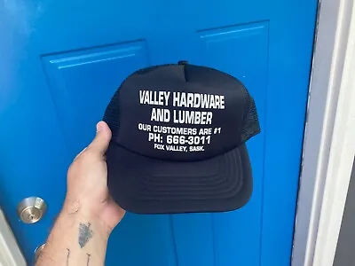 Valley Hardware & Lumber Snapback Hat VTG Foam Front Cap Fox Valley Sask Canada • $18.67