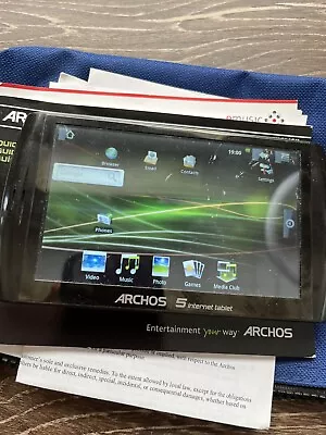 ARCHOS 5 32GB Internet 5  Media Touch Screen Tablet NIB Archos5 (G6H) 32GB US • $119.99