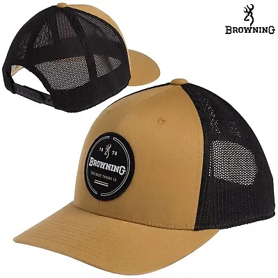 Browning Crescent Meshback Cap- Tan • $14.99