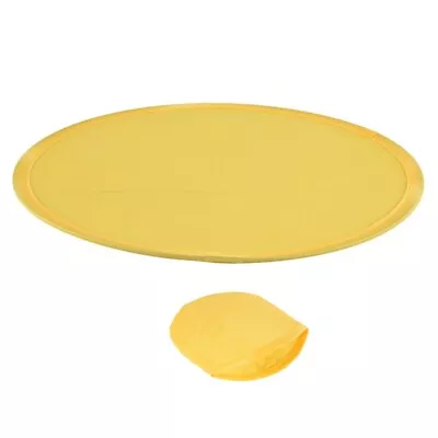 Foldable Round Fan-Yellow U8G86193 • £3.59