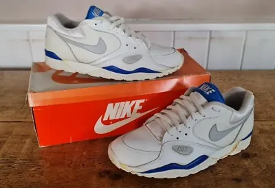 Vintage 1989 Nike Cross Trainer Low. White Size 9.5 UK (10.5 US). Rare BOXED • £249.95