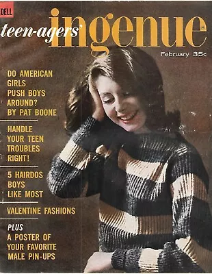 Ingenue Magazine February 1961 Pat Boone • $9.95