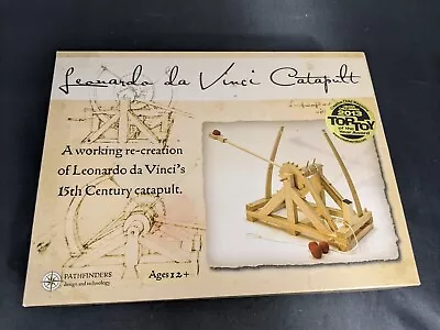 Leonardo Da Vinci Catapult Toy Wooden Model Building Kit Age 12+ Pathfinders NEW • $12.50