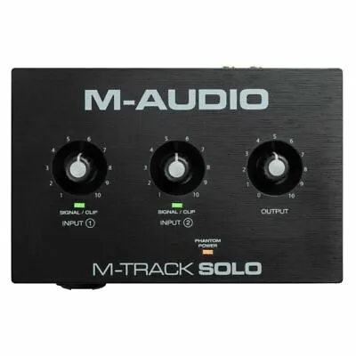 M-Audio M-Track Solo 2-Channel USB Interface Streaming And Podcasting • $49