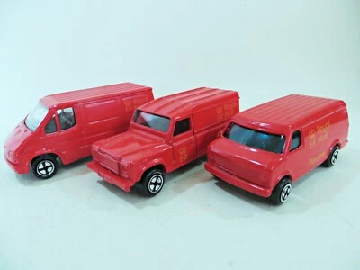 £7.99 • Buy 3x CORGI JUNIORS 'ROYAL MAIL LAND ROVER, TRANSIT, CHEVROLET'. EXCELLENT. 1:64.