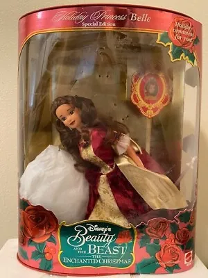 $10 • Buy Disney Beauty And The Beast Holiday Pricess Belle Barbie