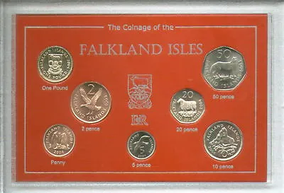 Coinage Of The Falkland Islands Isles Animals & Birds Coin (BU UNC) Gift Set • £44.99