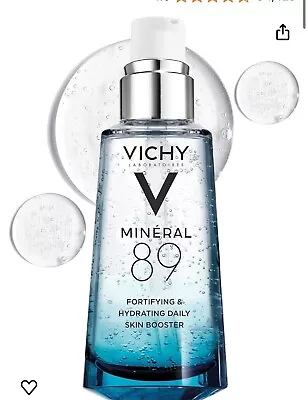 Vichy Mineral 89 Fortifying & Plumping Daily Booster-50 Ml/1.69 Oz NEW • $24