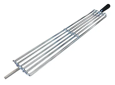 Stainless Steel Cypriot BBQ Rotisserie Basket Clamp - Small • £28.99