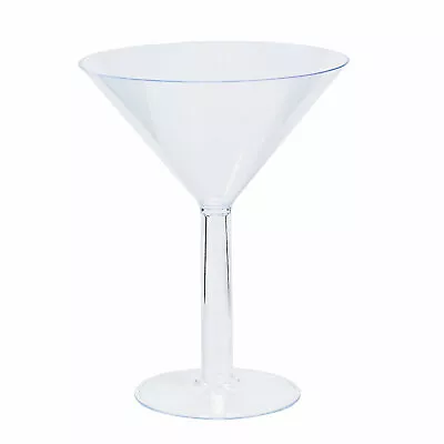 Giant Plastic Martini Glasses Funny Party Supplies Serving Dish  2 Pieces • $17.72