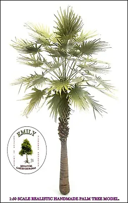 Miniature Palm Tree Model 1/50 Scale Approx 20 Cm Height. Emily Emg-001 • $10