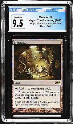 MUTAVAULT 2014 Core Set Foil Rare CGC 9.5 Gem Mint MTG [Nostalgium] • $49.99