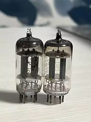 Near Mint Mazda 12AU7 Vacuum Tube Pair Tested JAPAN • $69