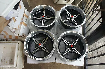 For E30 Miata Mx5 Na8c Na6c Civic JDM Retro Riverge Style 15  Rims Wheels • $1055.76