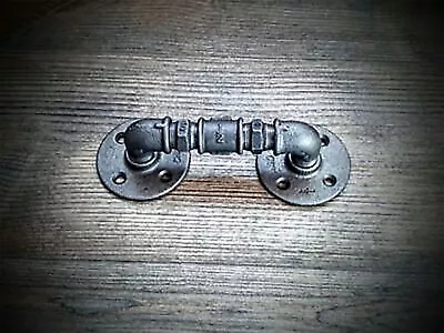 £44.95 • Buy Funky Door/Drawer Handle | Industrial Pipe Style | Made From Pipe Fittings