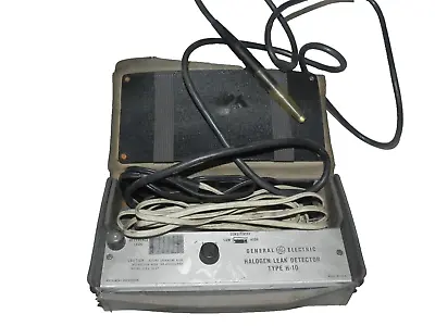 Vintage Tool General Electric Halogen Leak Detector Type H-10 Comes With Case  • $71.97