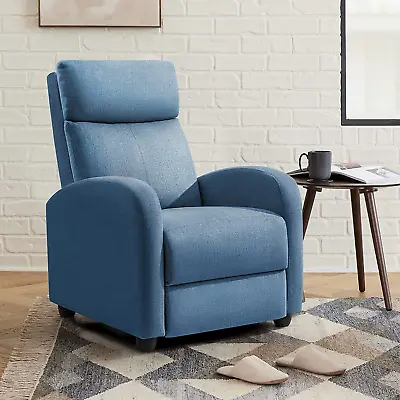 Recliner Chair For Adults Thickened Sponge Cushion Recliner With Adjustable Back • $198.99