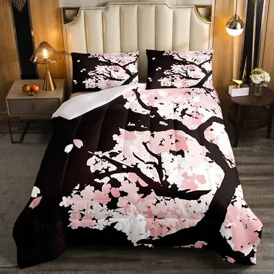 Cherry Blossoms Comforter Set Adult Women Japanese-Style Down Comforter Mount F • $121.38