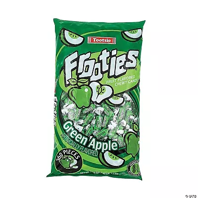 Bulk 360 Pc. Green Apple Mini Tootsie Roll® Frooties® Chewy Fruit Candy • $19.99