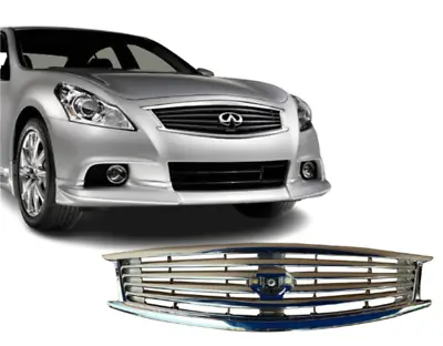 ⭐⭐ For 2010 - 2015 Infiniti G25 G37 Sedan Front Bumper Upper Grille W/o Emblem • $91