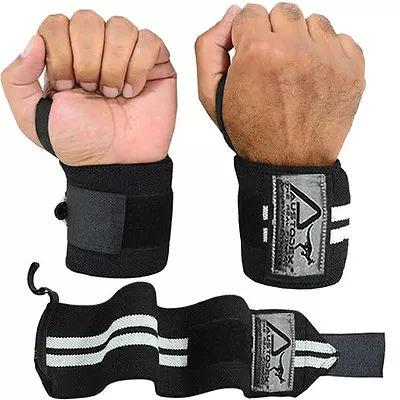 Austodex  Weight Lifting Gym Training Wrist Support Straps Wraps Bodybuilding • $7.99
