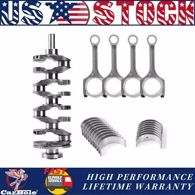 Crankshaft & Connecting Rod & Bearings Kit For 2011-2018 Kia Optima Sorento 2.4L • $279.95