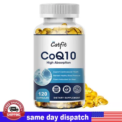 COQ 10 Coenzyme Q-10 300mg Heart Health Support Increase Energy & Stamina 120PC • $12.99