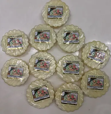 LOT OF 11 Retired Yankee Candle Christmas Cookie Tart Wax Melts ~ RARE ~NEW • £21.20