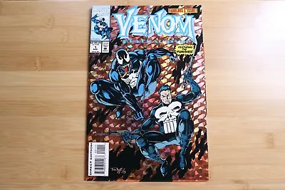 Venom Funeral Pyre #1 Marvel Punisher Eddie Brock Foil Newsstand NM - 1993 • $7.99