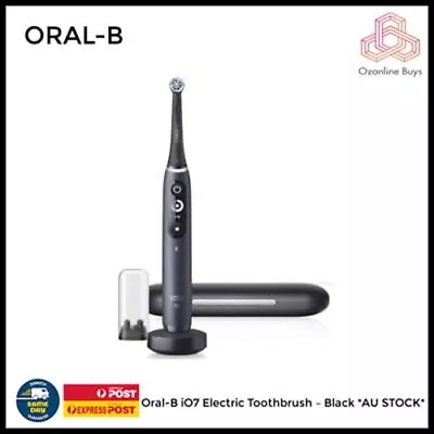 Oral-B IO7 IO Series 7 Electric Toothbrush – Black *AU STOCK* Express Shipped* • $189