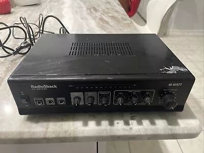 Radio Shack PA Amplifier 32-2054 40 Watt With Power Cord Amp Vintage • $22.07