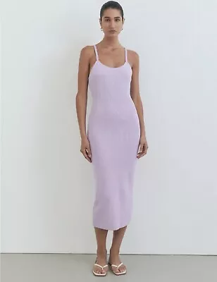 VIKTORIA AND WOODS Robinson MIDI Dress In Purple Size 2 (AU 10) Lilac Sleeveless • $139